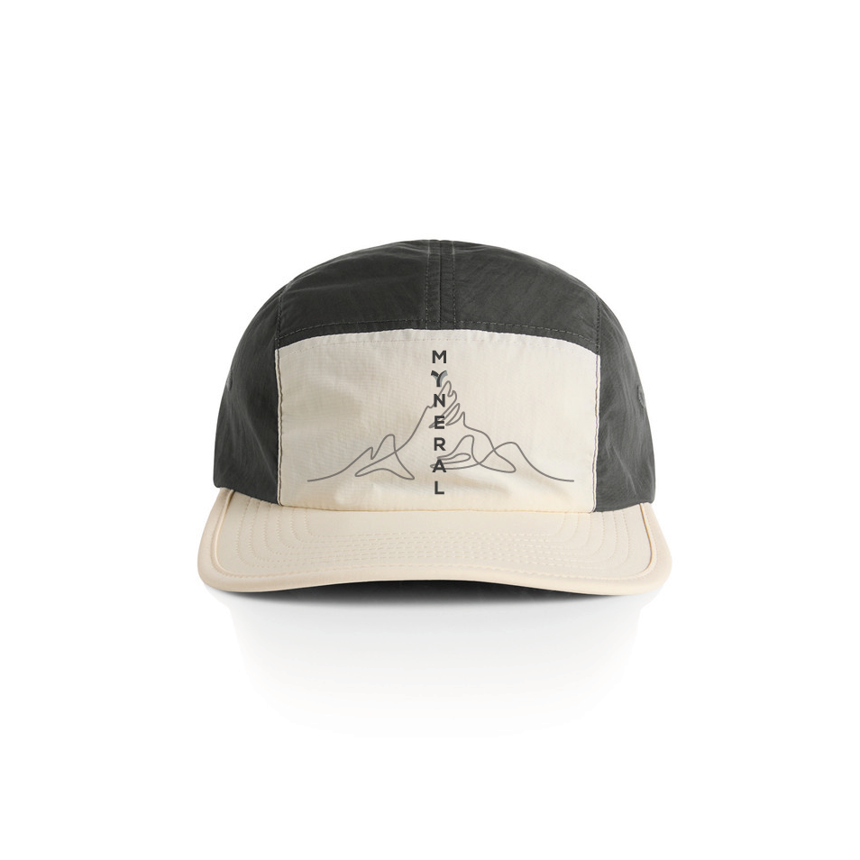 Casquette Améthyste finn two tone adulte unisexe beige-anthracite filaire