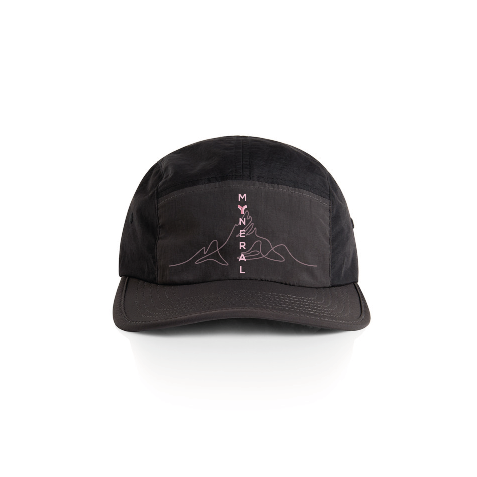 Casquette Améthyste finn adulte unisexe black-pink filaire