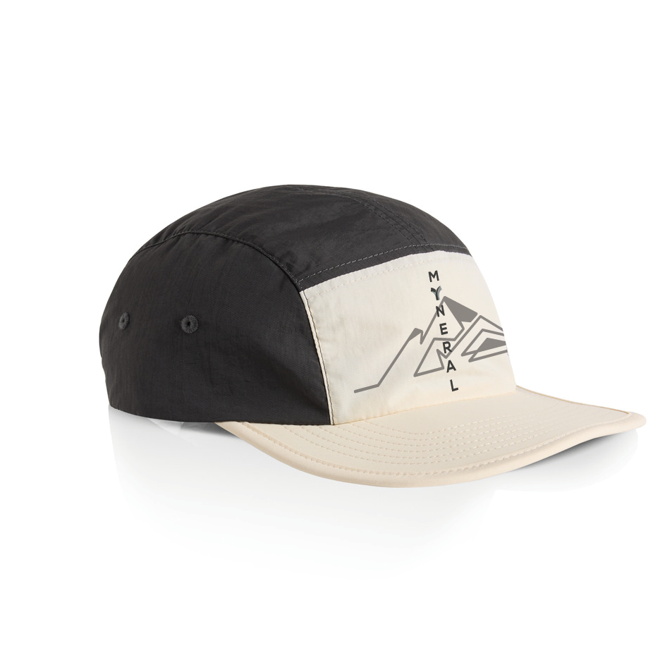 Casquette Améthyste finn two tone adulte unisexe beige-anthracite graphique