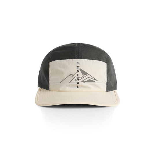 Casquette Améthyste finn two tone adulte unisexe beige-anthracite graphique